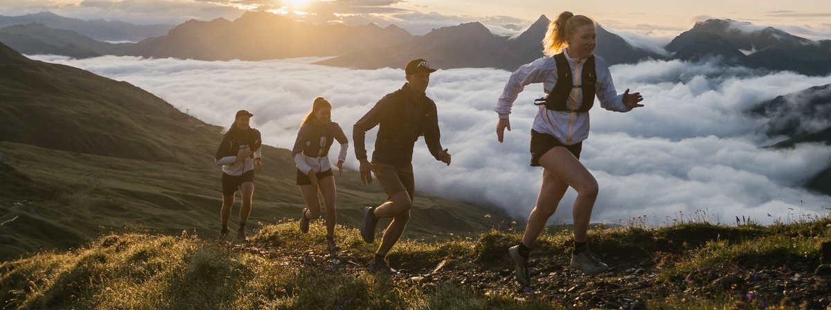 Hombre -Trail running